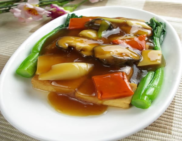 Braised Bean Curd Mushroom